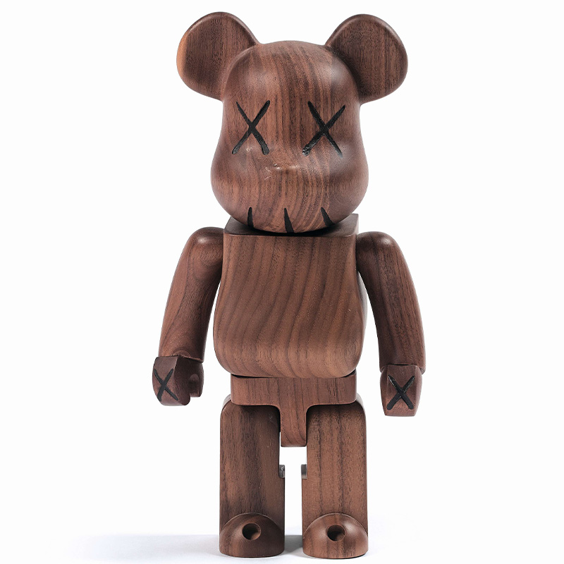 Статуэтка Bearbrick Dark Walnut Орех Статуэтка Bearbrick Dark Walnut Орех в Липецке | Loft Concept