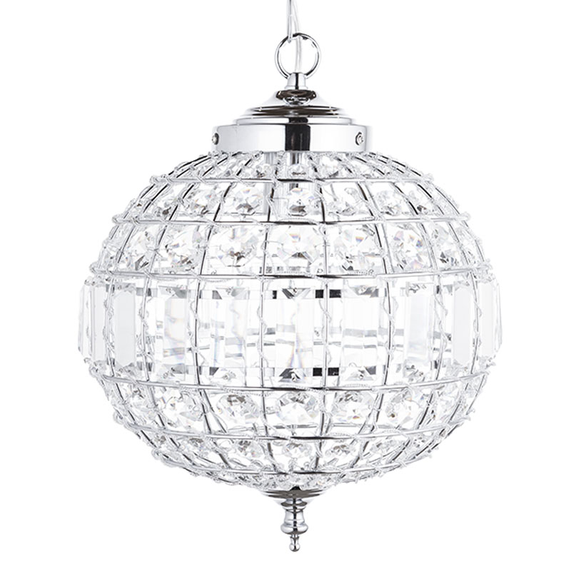 Подвесной светильник Casbah Crystal silver 30 Серебряный Подвесной светильник Casbah Crystal silver 30 Серебряный в Липецке | Loft Concept