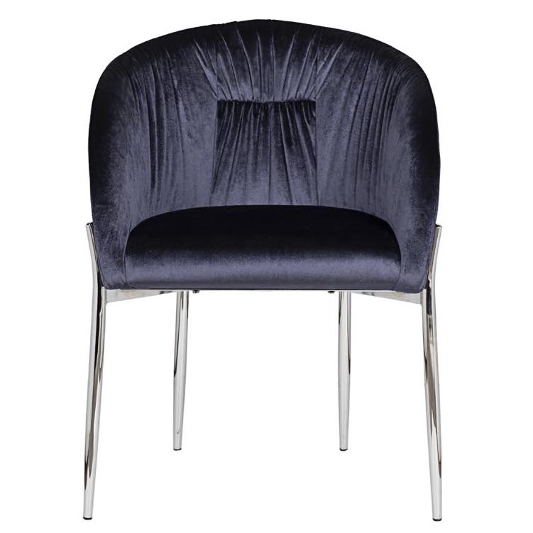 Стул Miranda Chair blue Темно-синий Нержавеющая сталь Стул Miranda Chair blue Темно-синий Нержавеющая сталь в Липецке | Loft Concept