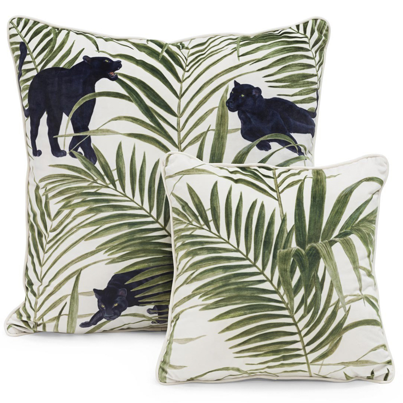 Комплект подушек SET PILLOW ABHIKA white-green Зеленый Белый Комплект подушек SET PILLOW ABHIKA white-green Зеленый Белый в Липецке | Loft Concept