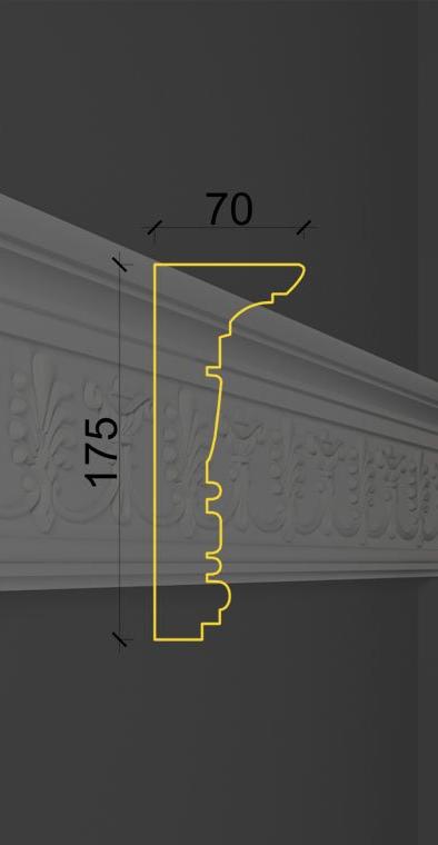 Молдинг с орнаментом MO-13 Молдинг с орнаментом MO-13 в Липецке