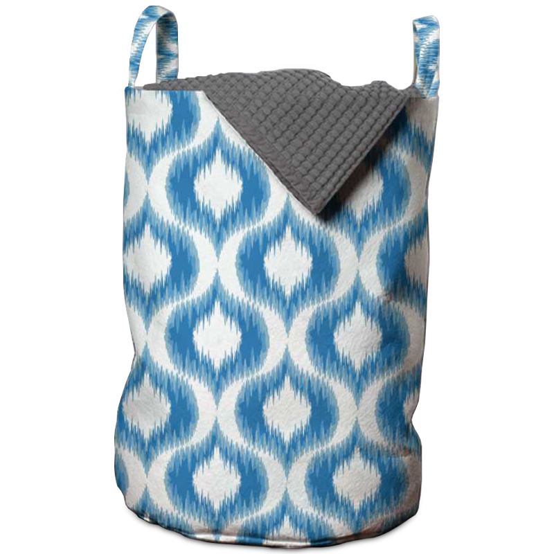 Корзина Blue Ornament Basket Белый Синий Корзина Blue Ornament Basket Белый Синий в Липецке | Loft Concept