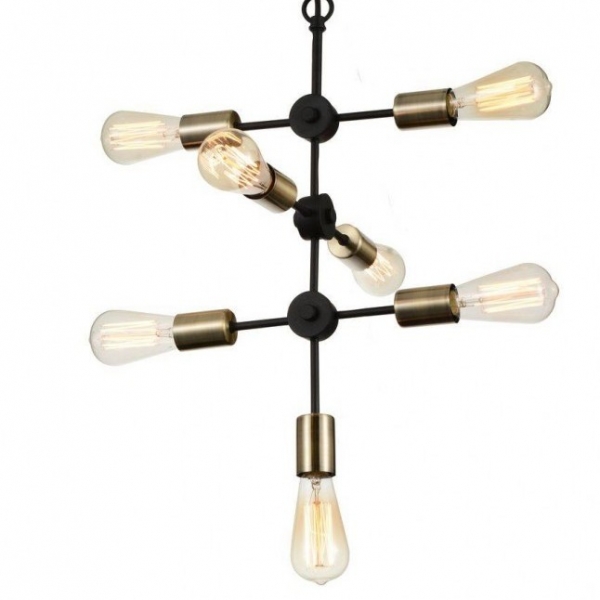 Люстра Bulb Netsch Pendant 7 Черный Люстра Bulb Netsch Pendant 7 Черный в Липецке | Loft Concept