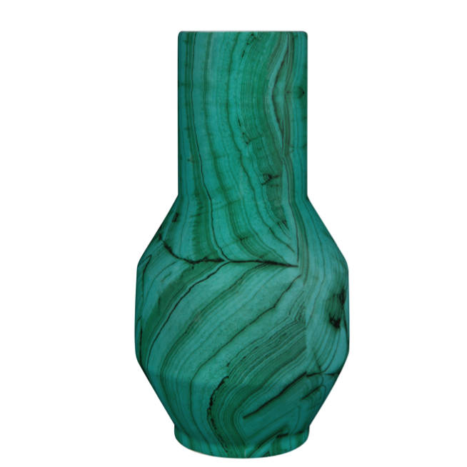 Ваза Malachite Vase rubikon Малахит в Липецке | Loft Concept 