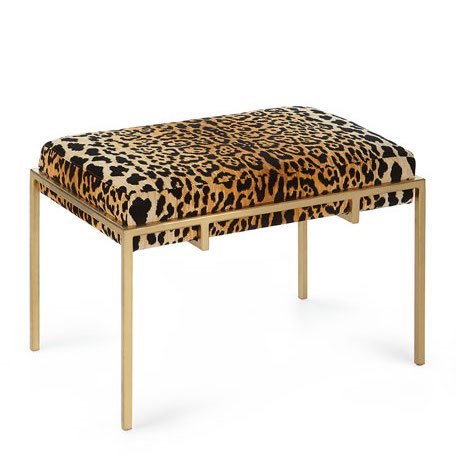 Пуф Metal and Leopard Ottoman Мульти Пуф Metal and Leopard Ottoman Мульти в Липецке | Loft Concept