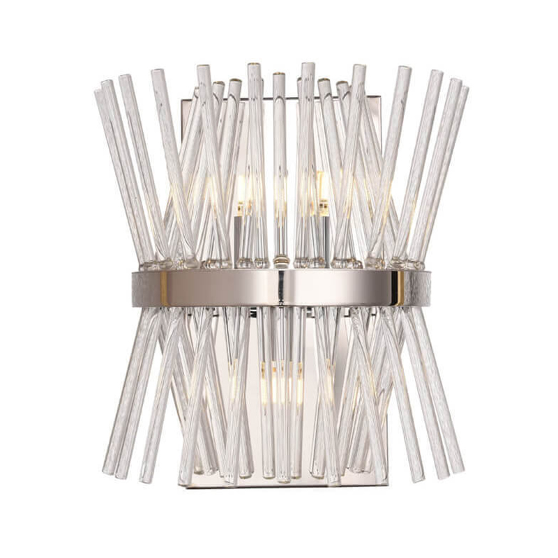 Бра Nembus Rini Wall Lamp Хром Прозрачное Стекло Бра Nembus Rini Wall Lamp Хром Прозрачное Стекло в Липецке | Loft Concept