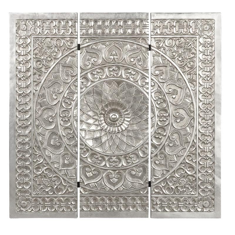 Панно Silver Patterns Серебряный Панно Silver Patterns Серебряный в Липецке | Loft Concept