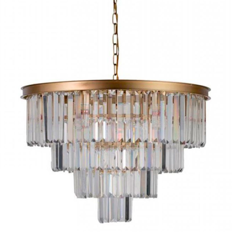 Круглая Люстра RH 1920s Odeon GOLD iron Four Layers Серое Прозрачное диаметр 60 см Золотой Прозрачное Стекло Круглая Люстра RH 1920s Odeon GOLD iron Four Layers Серое Прозрачное диаметр 60 см Золотой Прозрачное Стекло в Липецке | Loft Concept