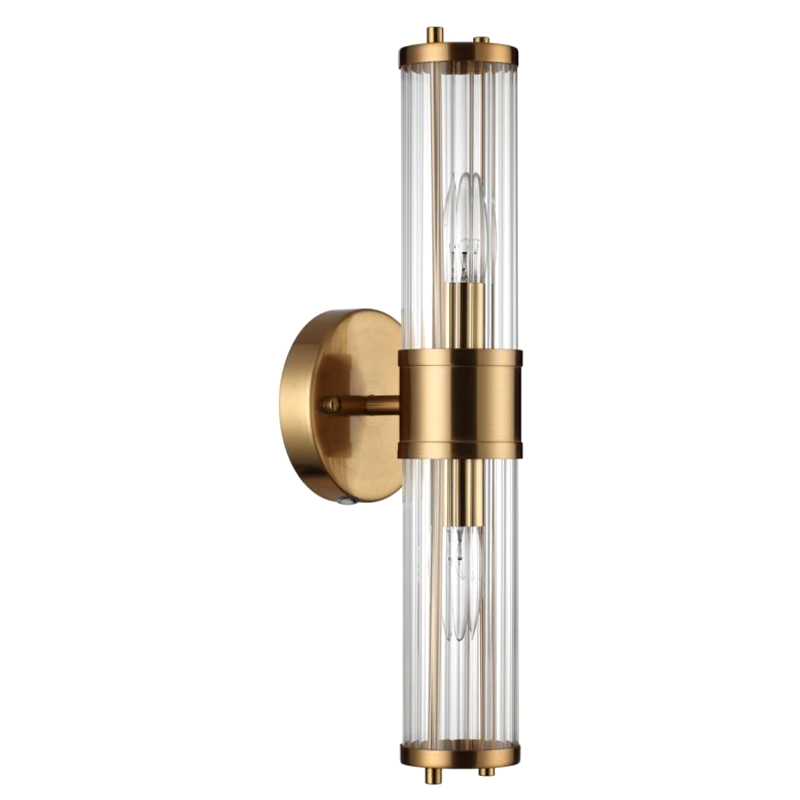 Бра Glass TUBE Бронзовое на 2 лампы Бронза Бра Glass TUBE Бронзовое на 2 лампы Бронза в Липецке | Loft Concept