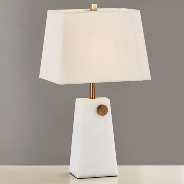 Настольная лампа Table lamp marble White Белый в Липецке | Loft Concept 