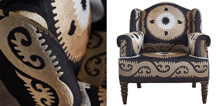 Armchair Mandala Beige Ornament Armchair Mandala Beige Ornament - Loft-Concept в Липецке