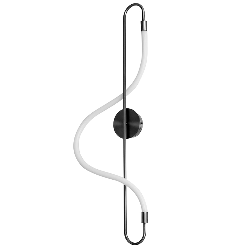 Светодиодное Бра Knot Lihgt Черное Черный Белый Светодиодное Бра Knot Lihgt Черное Черный Белый в Липецке | Loft Concept