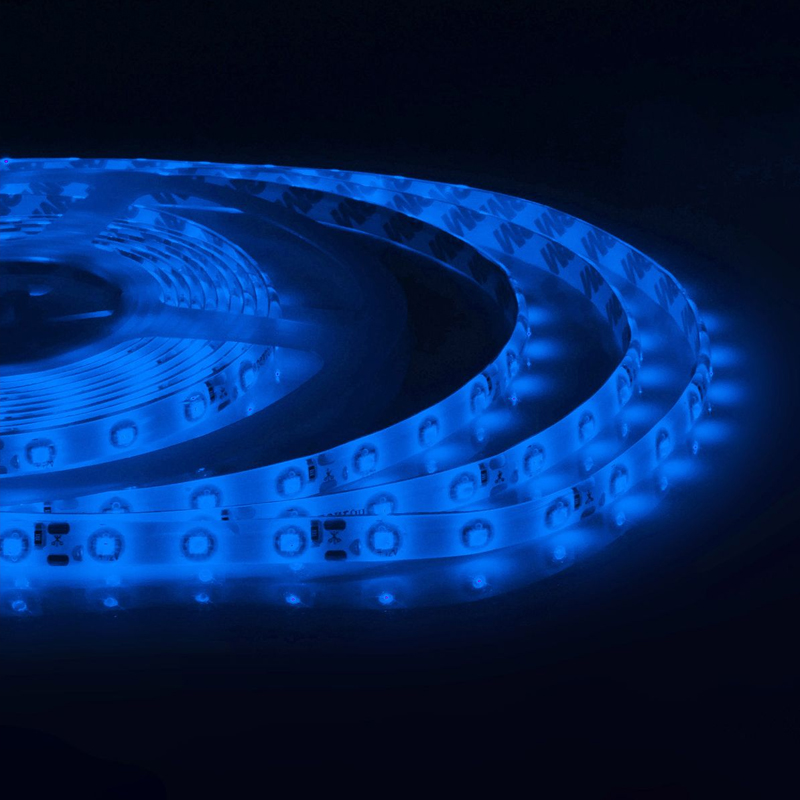 Светодиодная влагозащищенная лента 4,8W/m 60LED/m 3528SMD синий Белый Светодиодная влагозащищенная лента 4,8W/m 60LED/m 3528SMD синий Белый в Липецке | Loft Concept