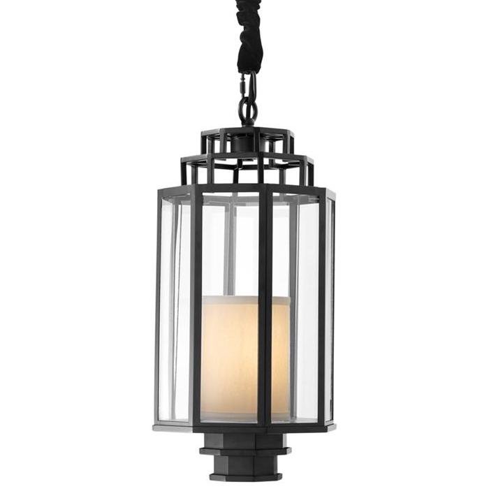 Люстра Lantern Monticello S Черный Прозрачное Стекло Кремовый Люстра Lantern Monticello S Черный Прозрачное Стекло Кремовый в Липецке | Loft Concept