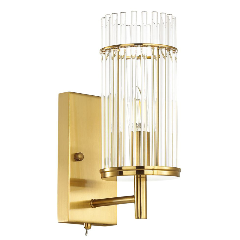 Бра Wendel Sconce Прозрачный Глянцевое золото в Липецке | Loft Concept 