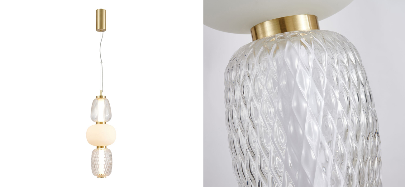 Подвесной светильник HANDLE GRAPE 63 см - фото