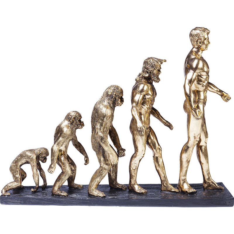 Статуэтка Human Evolution Золотой Статуэтка Human Evolution Золотой в Липецке | Loft Concept