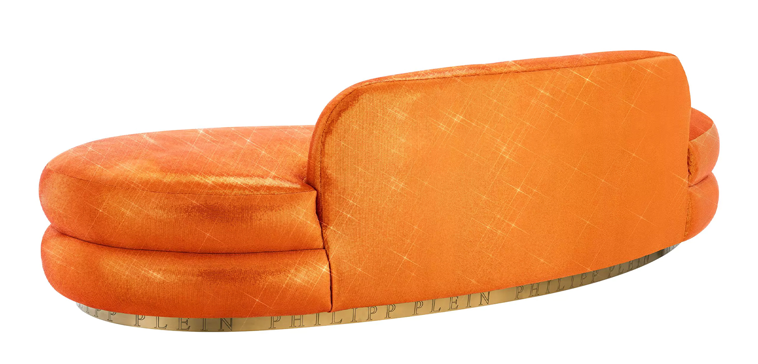 Диван Philipp Plein Sofa Icon Limited Edition Оранжевый - фото №1