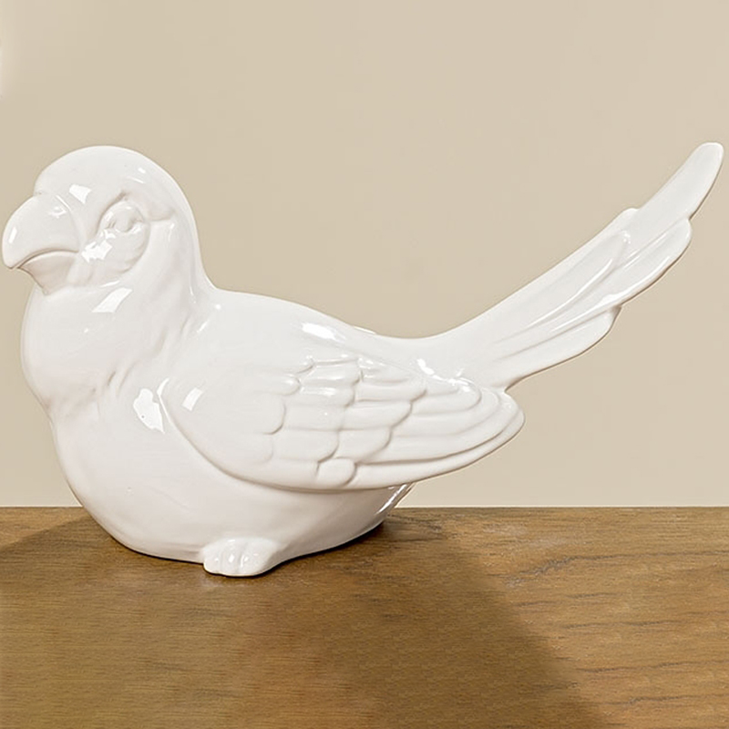 Статуэтка White Parrot Figurine Белый Статуэтка White Parrot Figurine Белый в Липецке | Loft Concept
