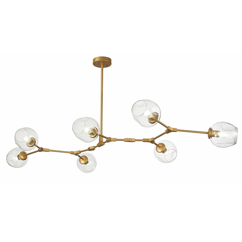 Люстра Branching Bubble Chandelier 7 gold Золотой Люстра Branching Bubble Chandelier 7 gold Золотой в Липецке | Loft Concept