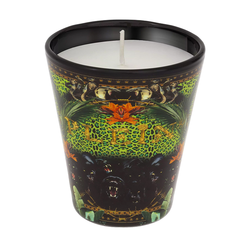 Свеча Philipp Plein Candle Jungle S Черный Мульти Свеча Philipp Plein Candle Jungle S Черный Мульти в Липецке | Loft Concept