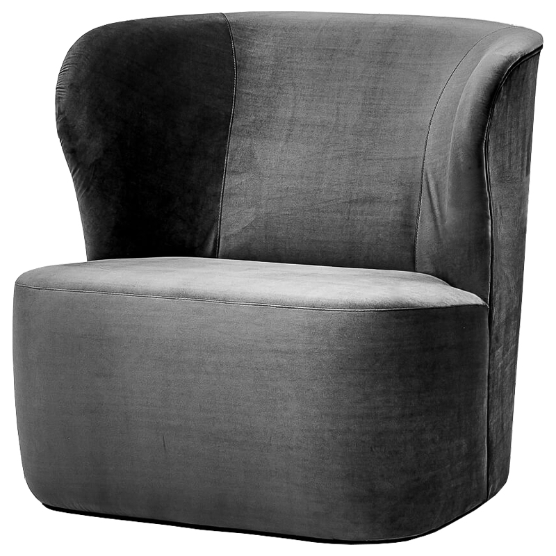 Кресло Hortense Chair Gray Серый Кресло Hortense Chair Gray Серый в Липецке | Loft Concept