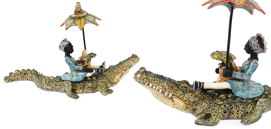 Статуэтка Crocodile Rider Статуэтка Crocodile Rider - Loft-Concept в Липецке