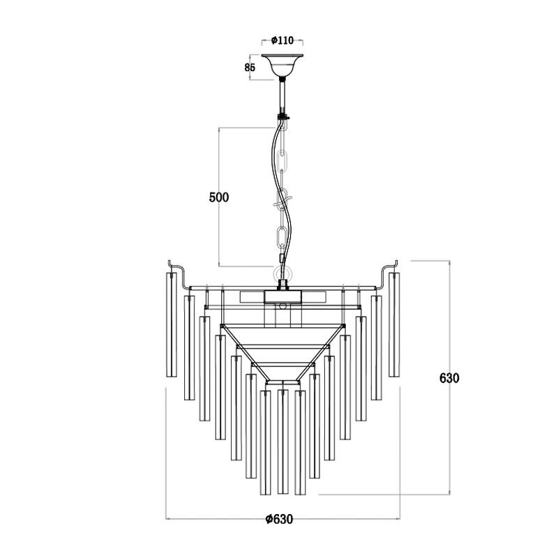 Люстра Eichholtz Chandelier Nova Chrome Люстра Eichholtz Chandelier Nova Chrome в Липецке