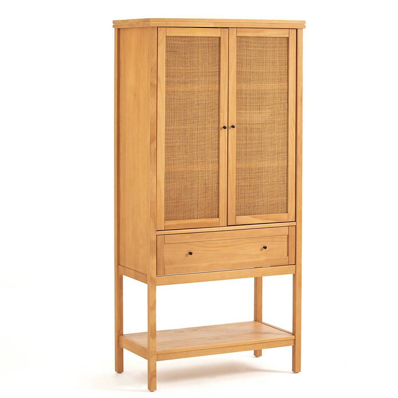 Шкаф Niels Wicker Cupboard 2 Doors Светлый дуб Шкаф Niels Wicker Cupboard 2 Doors Светлый дуб в Липецке | Loft Concept