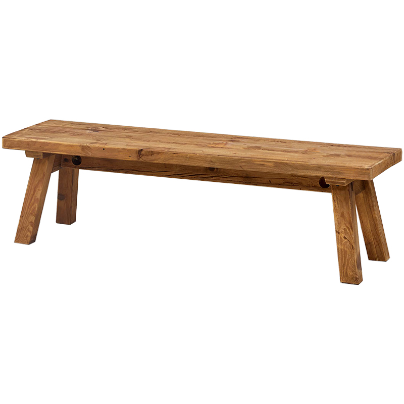 Деревянная лавка Terry Wood Bench Коричневый Деревянная лавка Terry Wood Bench Коричневый в Липецке | Loft Concept