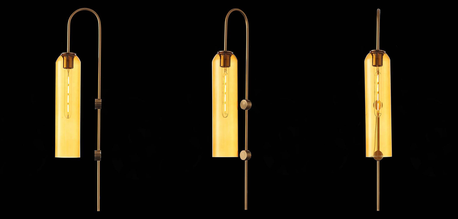 Бра ARTICOLO float Wall Sconce Amber - фото