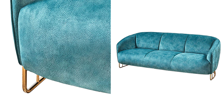 Диван Turquoise Ripples Sofa Диван Turquoise Ripples Sofa - Loft-Concept в Липецке
