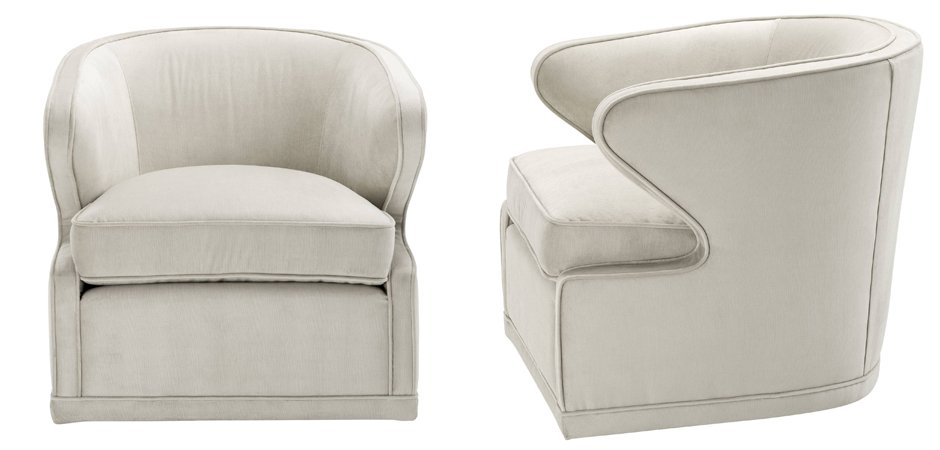 Кресло Eichholtz Chair Dorset Pebble Grey Кресло Eichholtz Chair Dorset Pebble Grey - Loft-Concept в Липецке