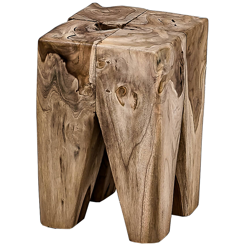 Приставной стол Kuenring Cube Side Table Коричневый Приставной стол Kuenring Cube Side Table Коричневый в Липецке | Loft Concept
