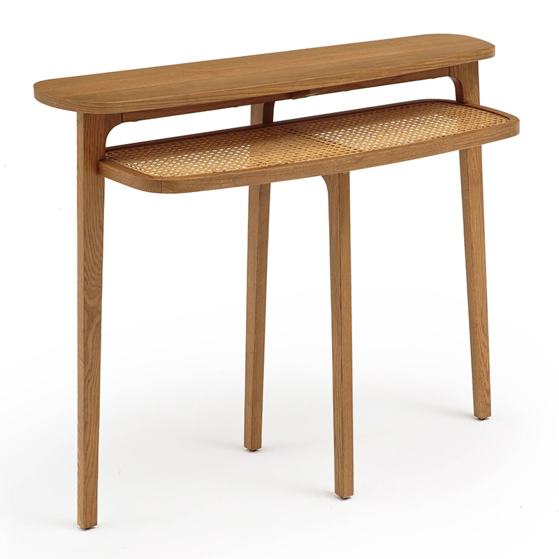 Консоль Morten Wicker Console Светлый дуб Консоль Morten Wicker Console Светлый дуб в Липецке | Loft Concept