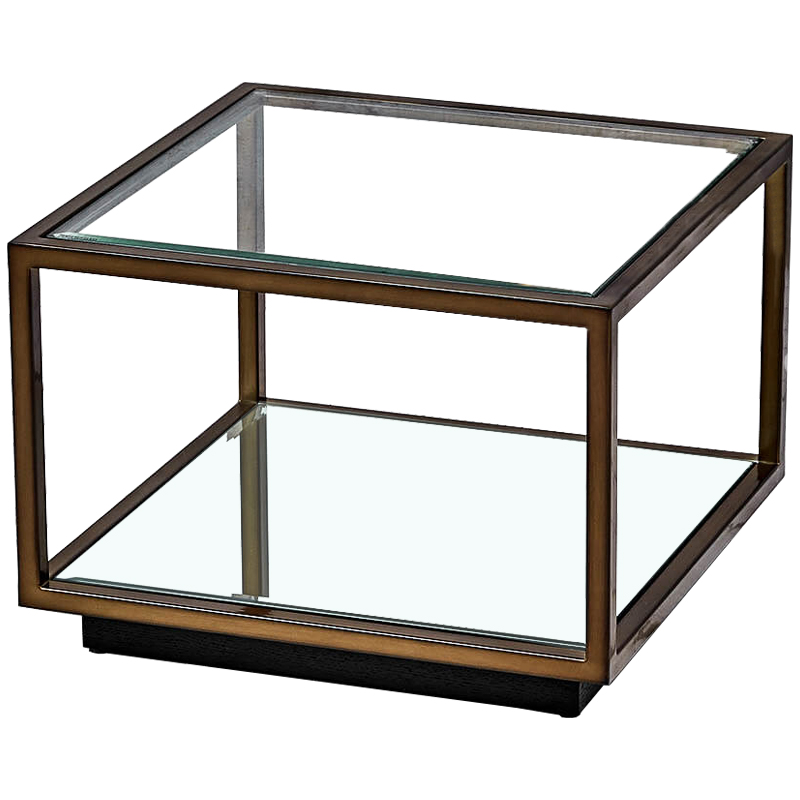 Кофейный стол Transparent Cube 35 Прозрачный Темная бронза Кофейный стол Transparent Cube 35 Прозрачный Темная бронза в Липецке | Loft Concept