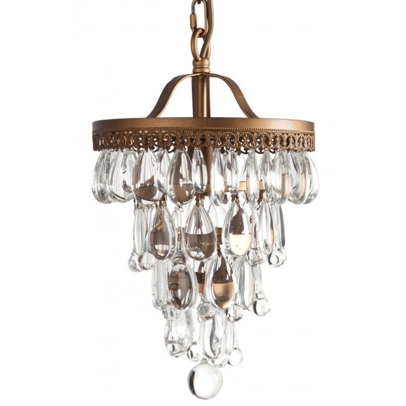 Люстра Clarissa Glass Drop Pendant 25 Бронза Люстра Clarissa Glass Drop Pendant 25 Бронза в Липецке | Loft Concept