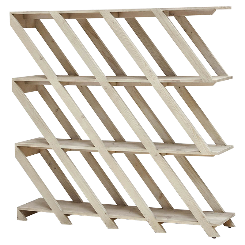 Стеллаж Diagonal Loft Wood Rack Древесина ivory ( слоновая кость ) Стеллаж Diagonal Loft Wood Rack Древесина ivory ( слоновая кость ) в Липецке | Loft Concept