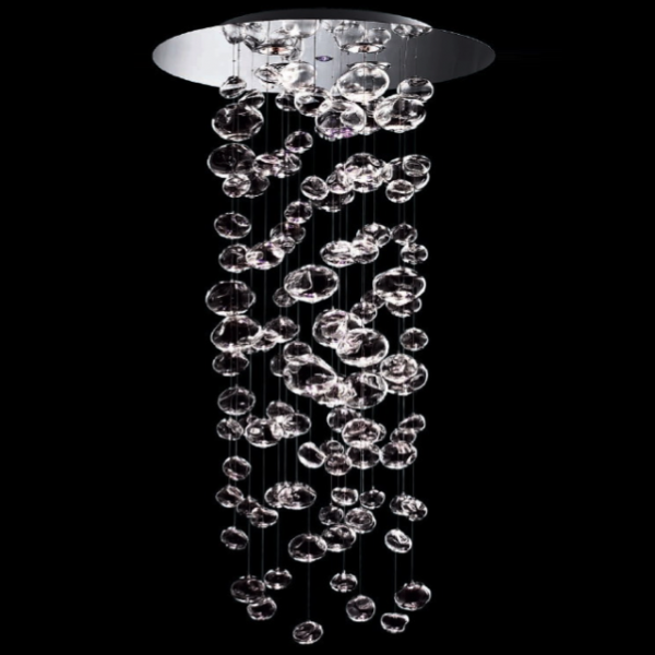 Люстра Murano Bubble Glass Chandelier Suspension Хром Люстра Murano Bubble Glass Chandelier Suspension Хром в Липецке | Loft Concept