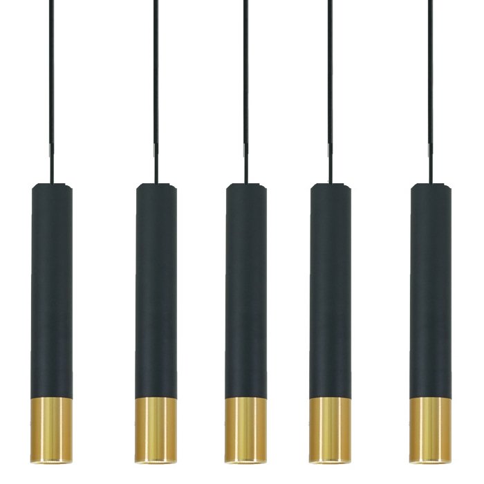 Подвесной светильник Ike large Pendant Lamp Черный Латунь Подвесной светильник Ike large Pendant Lamp Черный Латунь в Липецке | Loft Concept