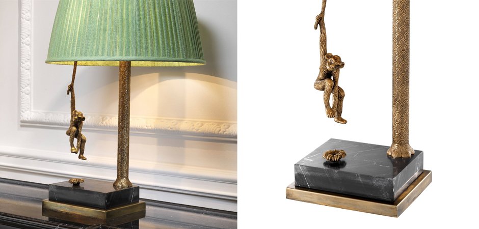 Настольная лампа Джунгли Table Lamp Jungle Green Настольная лампа Джунгли Table Lamp Jungle Green - Loft-Concept в Липецке