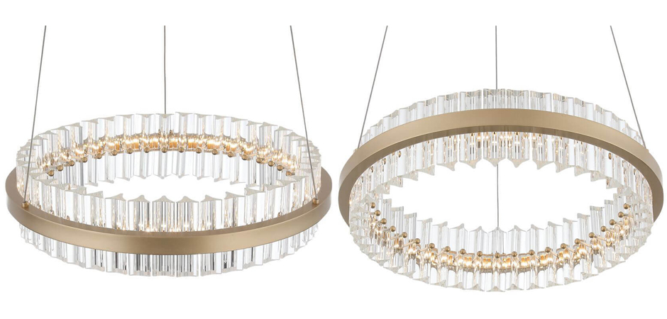 Люстра Ring Horizontal Gold Люстра Ring Horizontal Gold - Loft-Concept в Липецке