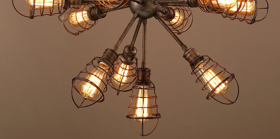 Люстра Loft Industrial Sputnik 13 Retro Люстра Loft Industrial Sputnik 13 Retro - Loft-Concept в Липецке