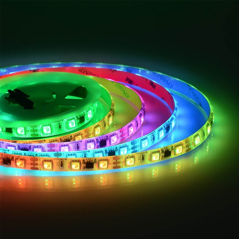 Комплект светодиодной влагозащищенной ленты 14,4W/m 60Led/m 5050SMD разноцветный 2M Белый Комплект светодиодной влагозащищенной ленты 14,4W/m 60Led/m 5050SMD разноцветный 2M Белый в Липецке | Loft Concept