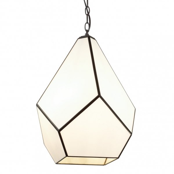 Люстра Geometry Glass Light Pendant Milk 4 Молочный Люстра Geometry Glass Light Pendant Milk 4 Молочный в Липецке | Loft Concept