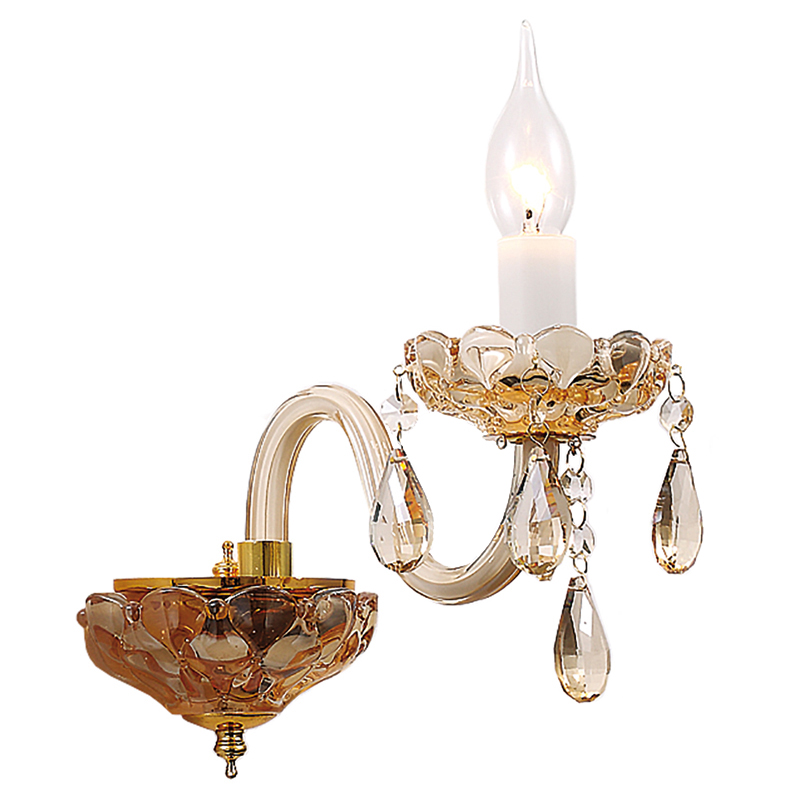 Бра Marcelon Sconce One Глянцевое золото Золотой Шампань Бра Marcelon Sconce One Глянцевое золото Золотой Шампань в Липецке | Loft Concept