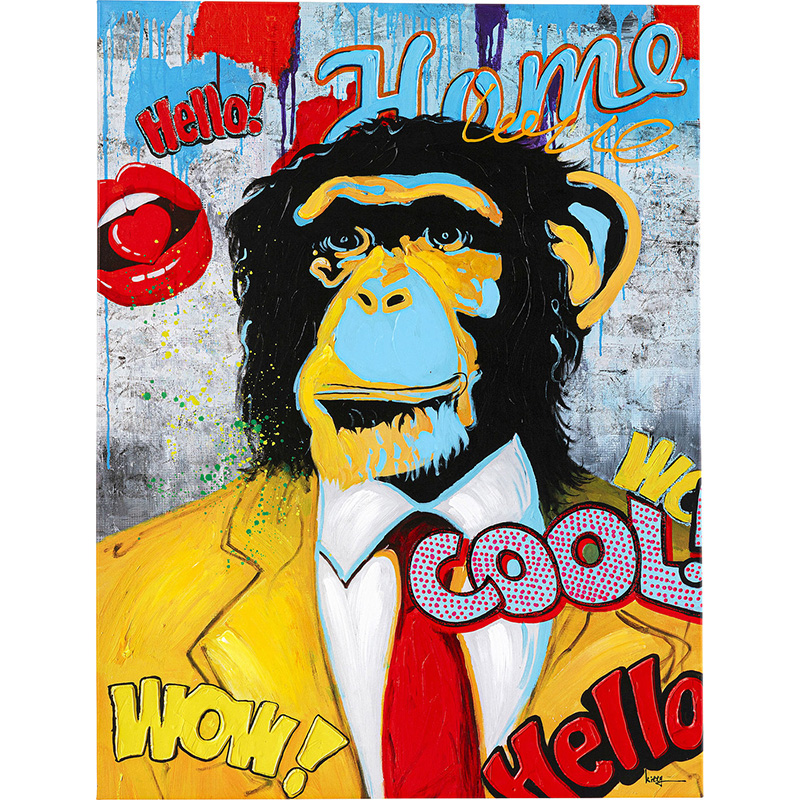 Картина Monkey multicolor Мульти Картина Monkey multicolor Мульти в Липецке | Loft Concept
