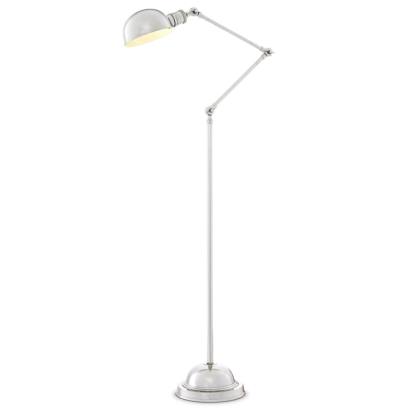 Торшер Eichholtz Floor Lamp Soho Nickel Никель Торшер Eichholtz Floor Lamp Soho Nickel Никель в Липецке | Loft Concept