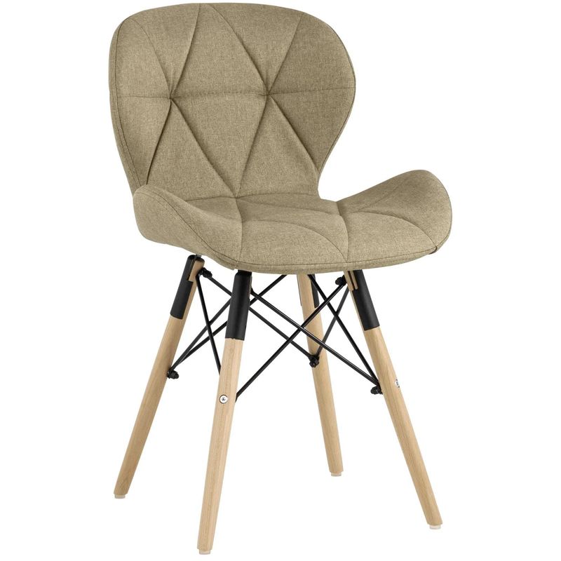 Стул Jeroen Chair Рогожка Коричневый Цвет Коричневый Древесина Черный Стул Jeroen Chair Рогожка Коричневый Цвет Коричневый Древесина Черный в Липецке | Loft Concept