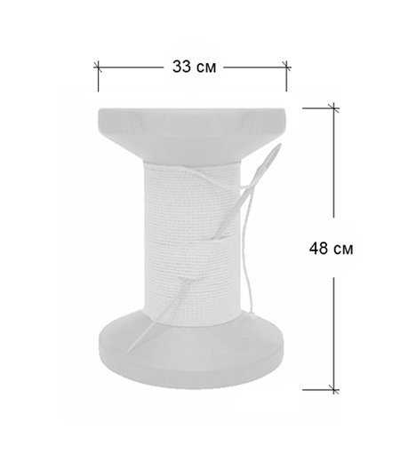 Дизайнерский табурет Thread Reel Wooden Stool в Липецке